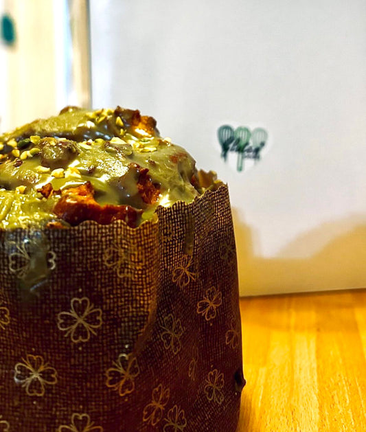 PANETTONE PISTACCHIO senza glutine e senza lattosio